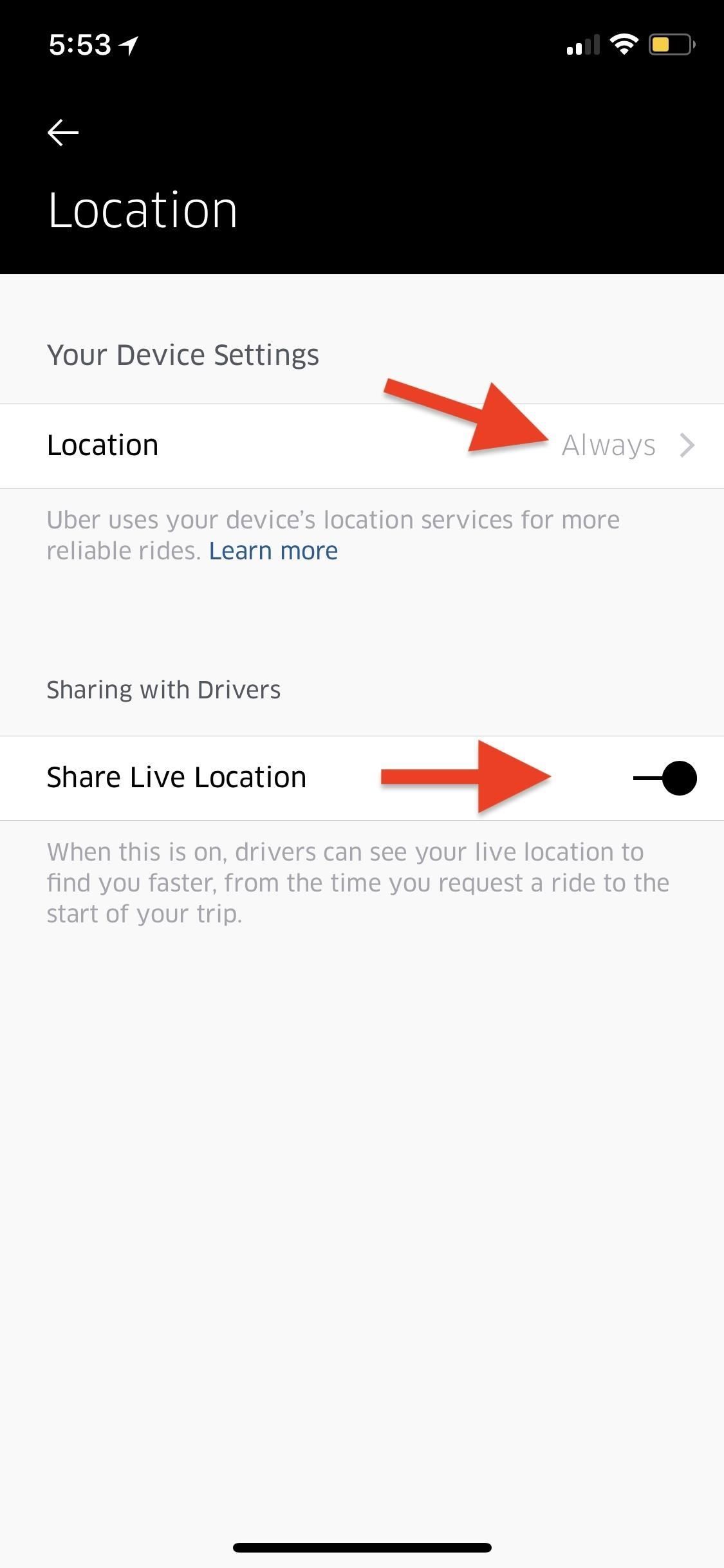 Как остановить Uber от отслеживания вашего местоположения в фоновом режиме на вашем iPhone