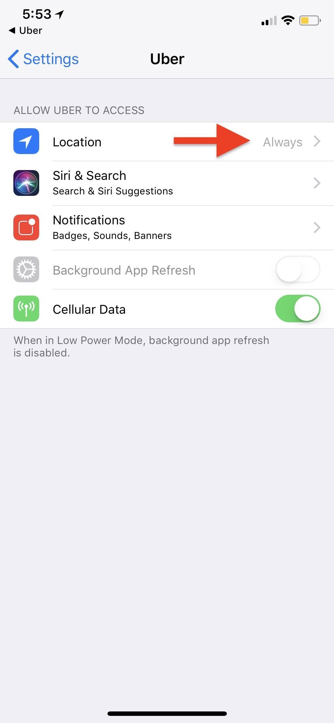 Как остановить Uber от отслеживания вашего местоположения в фоновом режиме на вашем iPhone