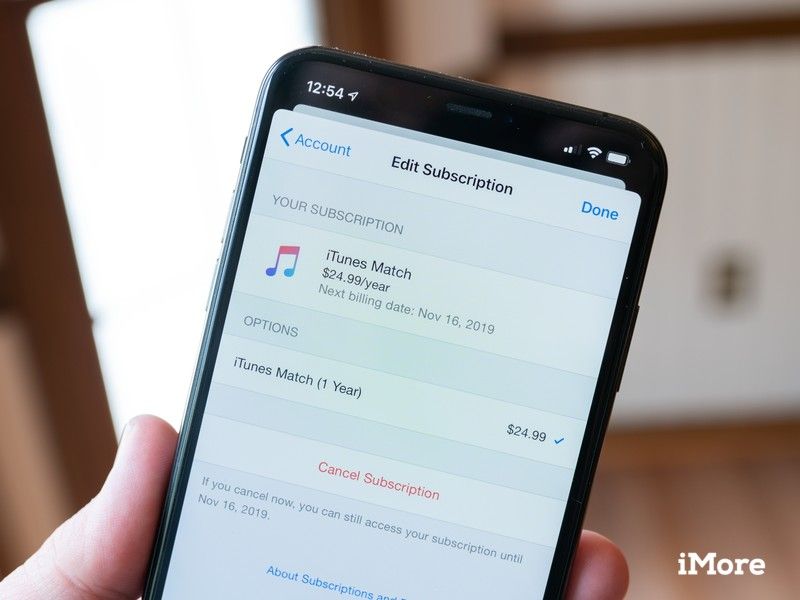Как отписаться и отменить iTunes Match