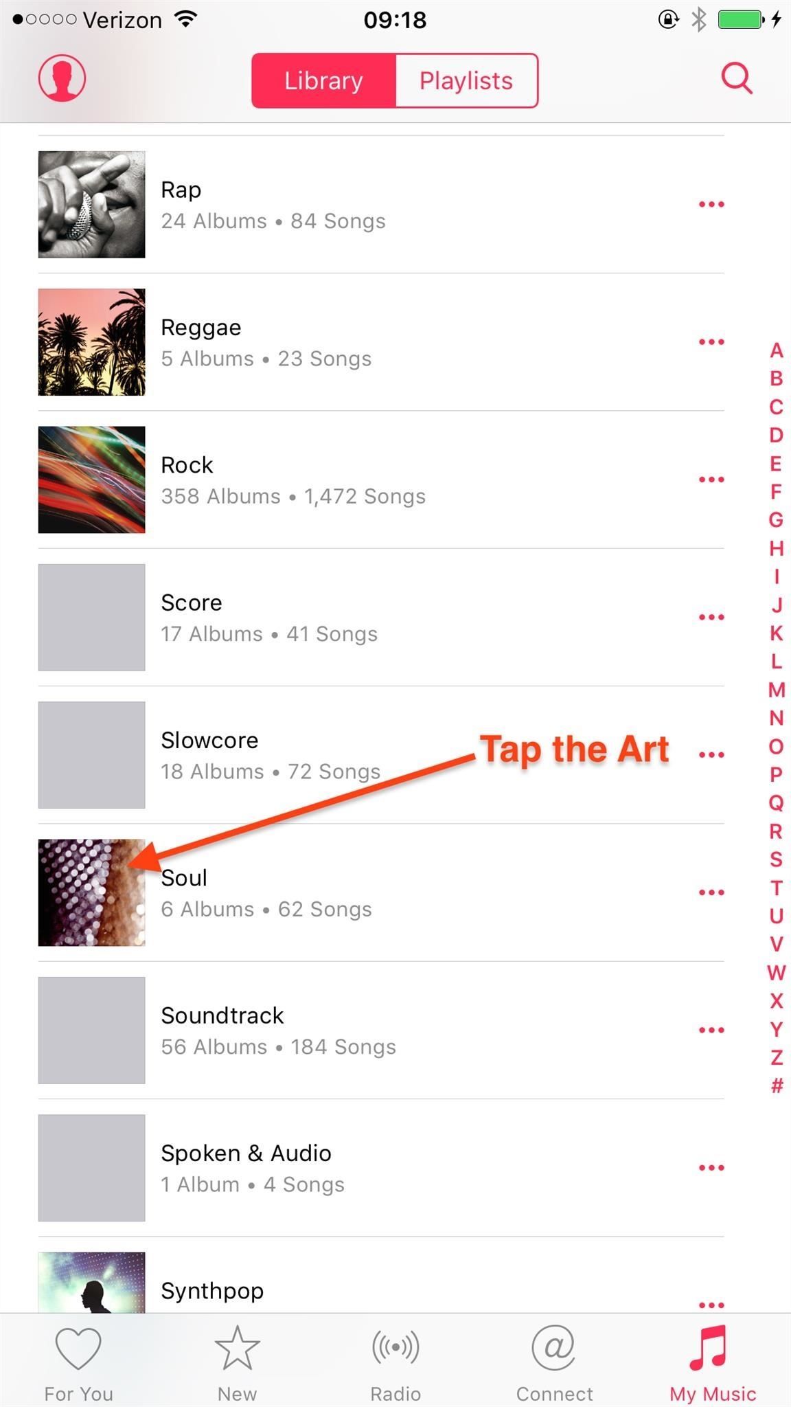Как перемешать все песни в Apple's New Music App in iOS 8.4