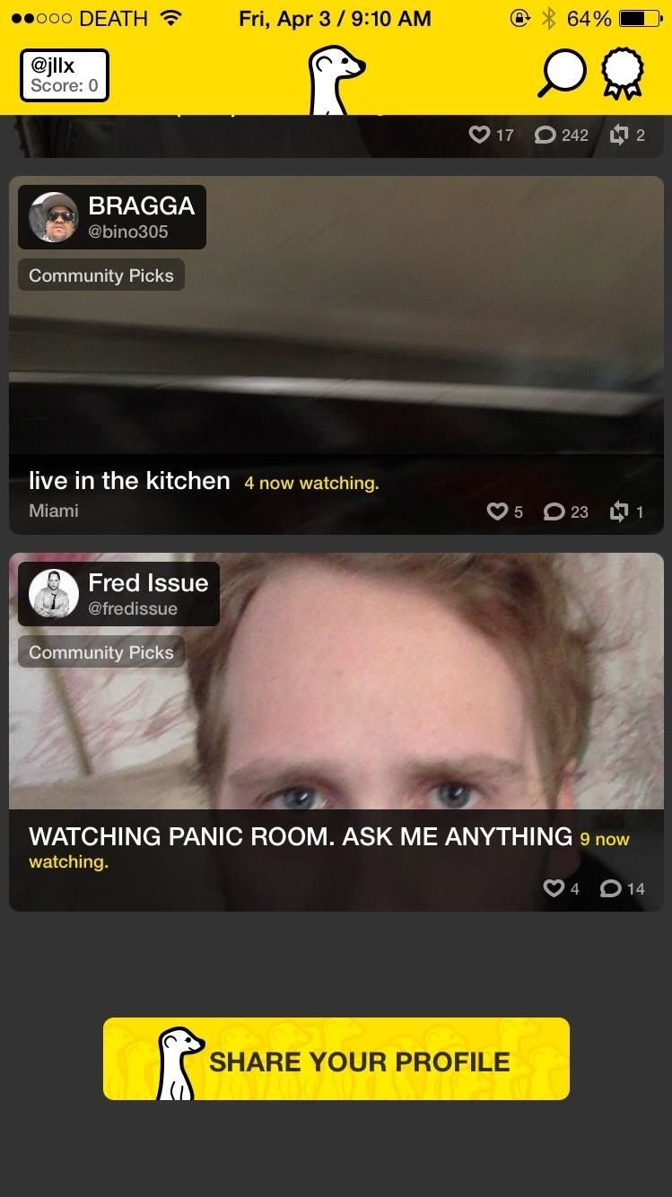 Как разблокировать сурикат's Hidden God Mode to View All Live Streams in Your Timeline