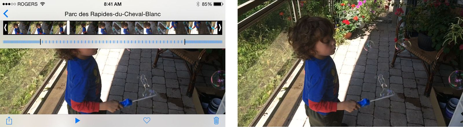 Возьмите видео и снимок экрана