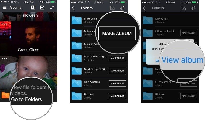 Превратите папки в альбомы в Amazon Photos