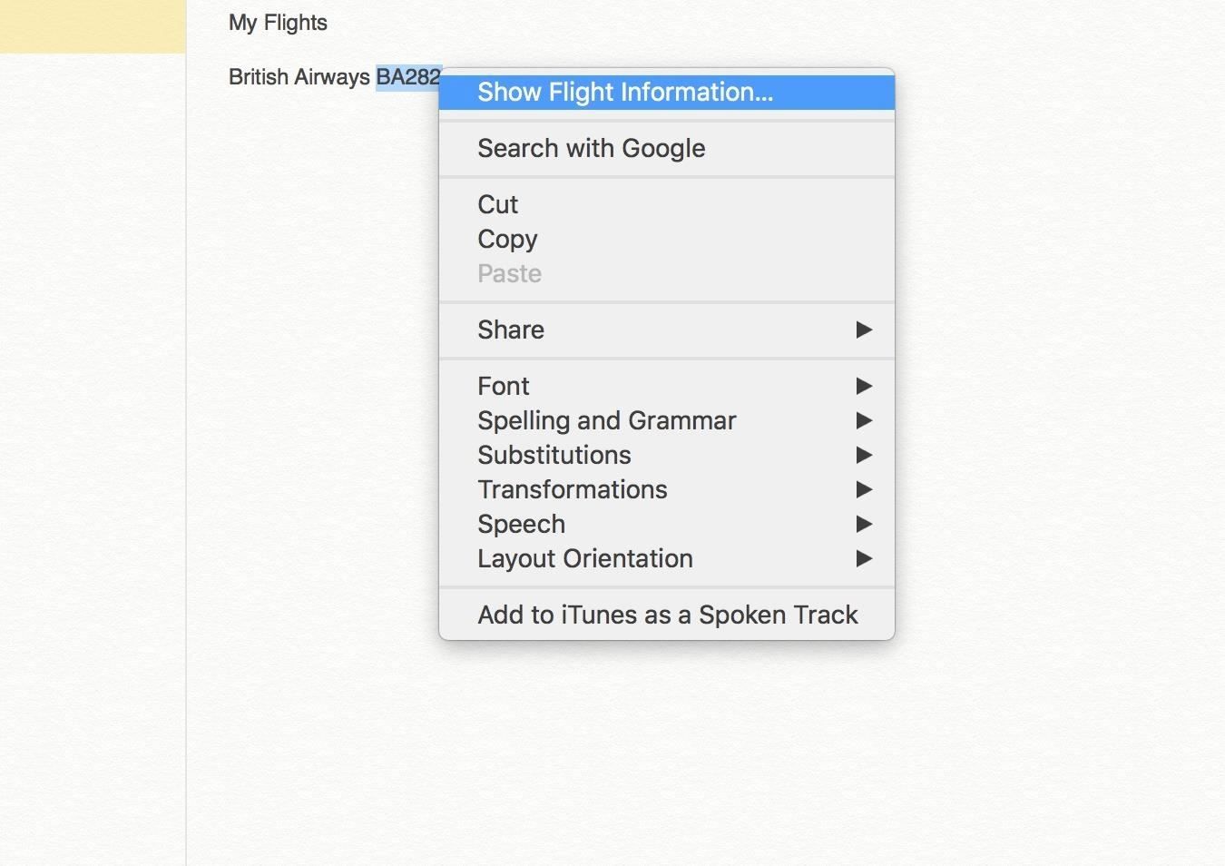 Самый быстрый способ получить подробную информацию о рейсе на вашем iPhone и Mac