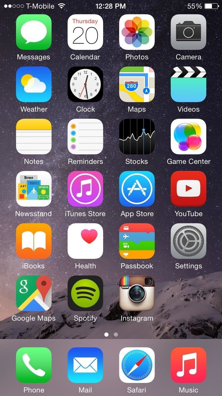 iOS 8 Glitch позволяет скрыть стоковые приложения без джейлбрейка вашего iPhone