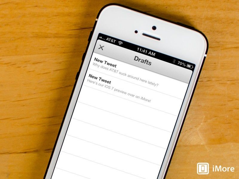 Как быстро получить доступ к черновикам в Twitter для iOS