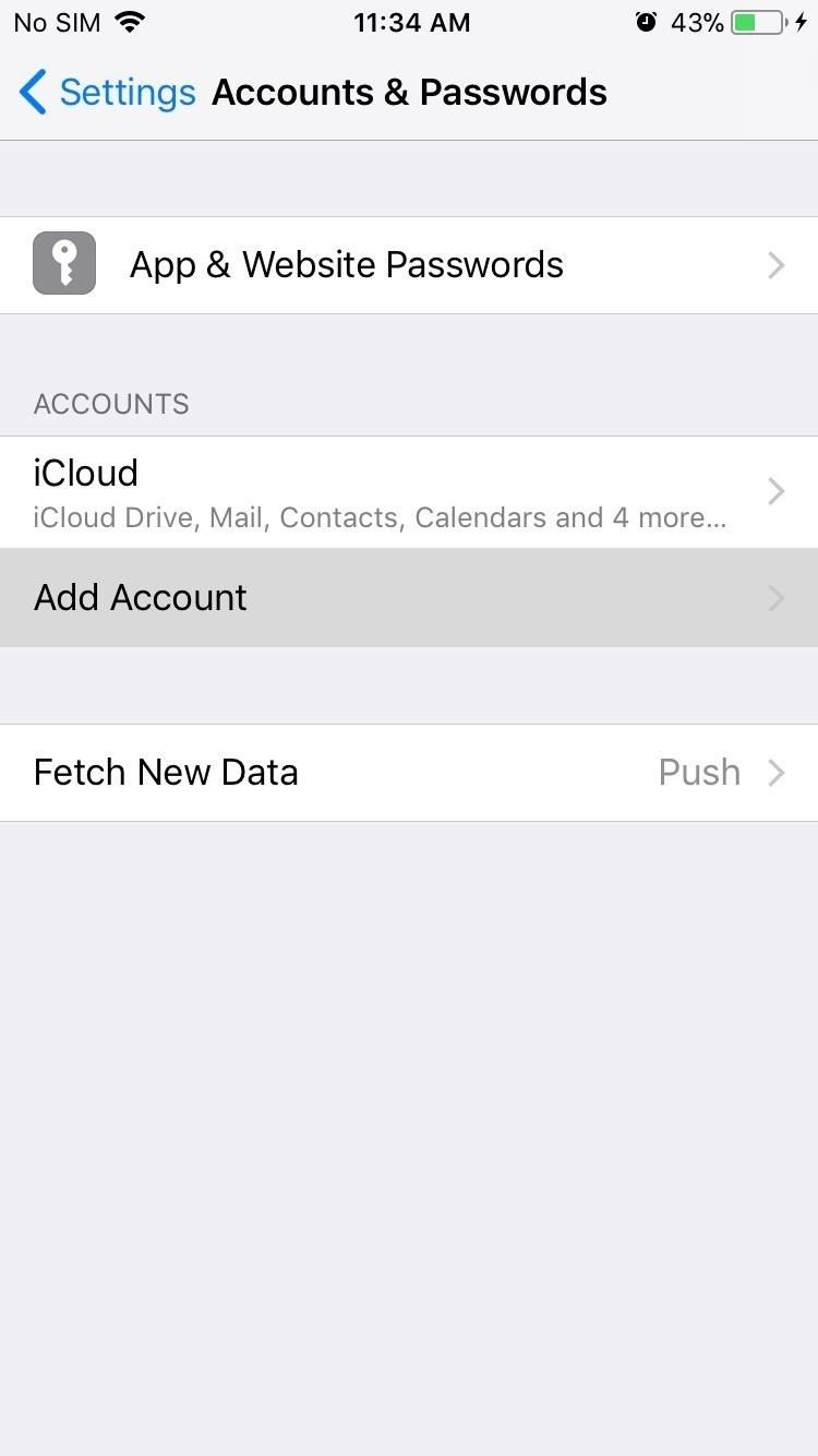 Как добавить учетные записи электронной почты на почту в iOS 11 на вашем iPhone