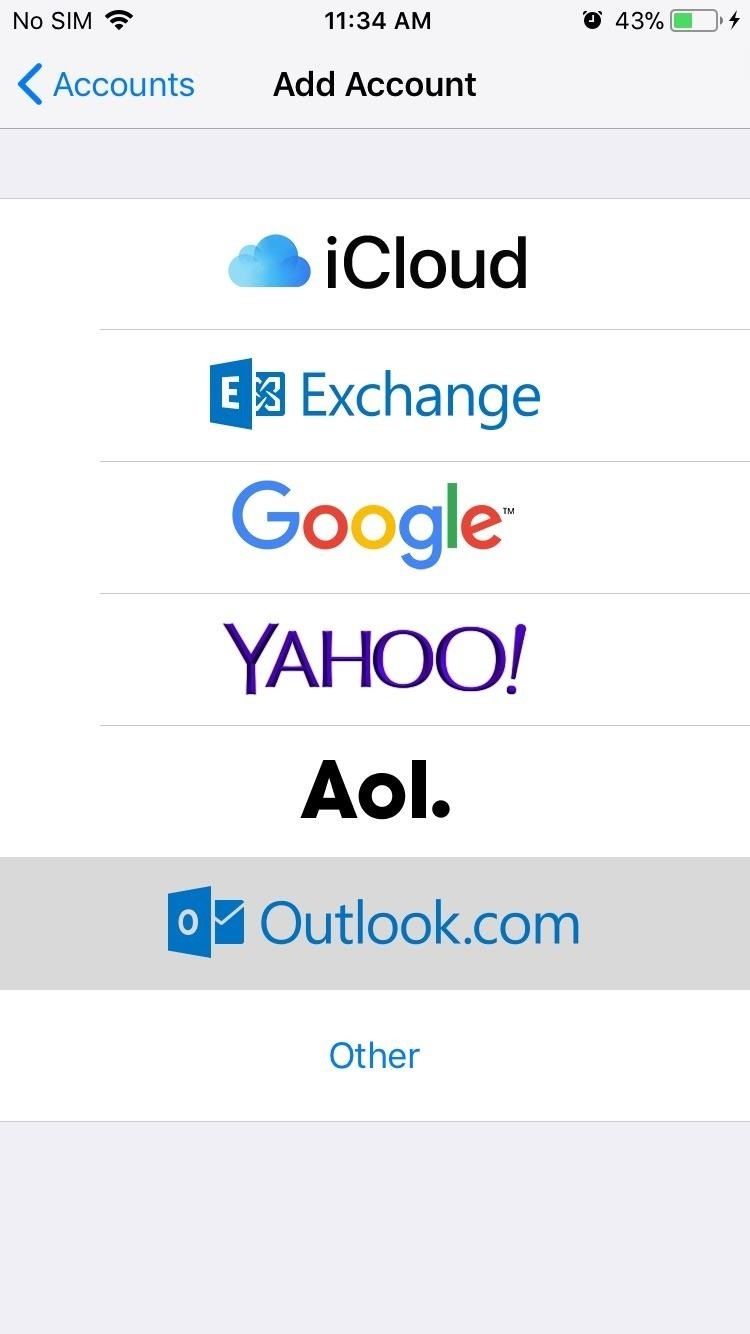 Как добавить учетные записи электронной почты на почту в iOS 11 на вашем iPhone