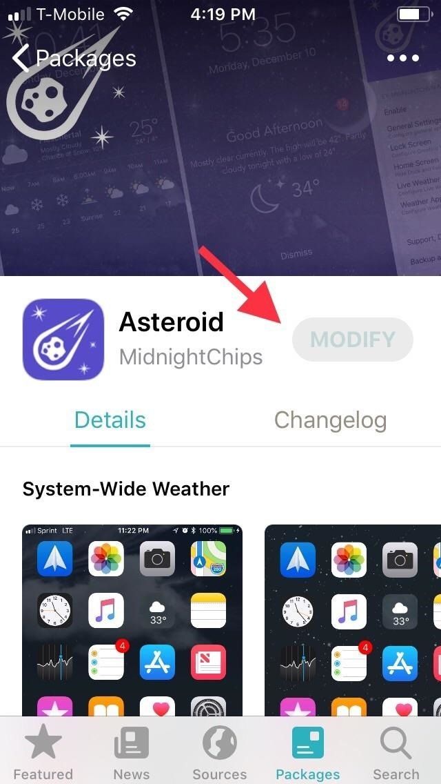 Как использовать Sileo для удаления твиков с вашего взломанного iPhone
