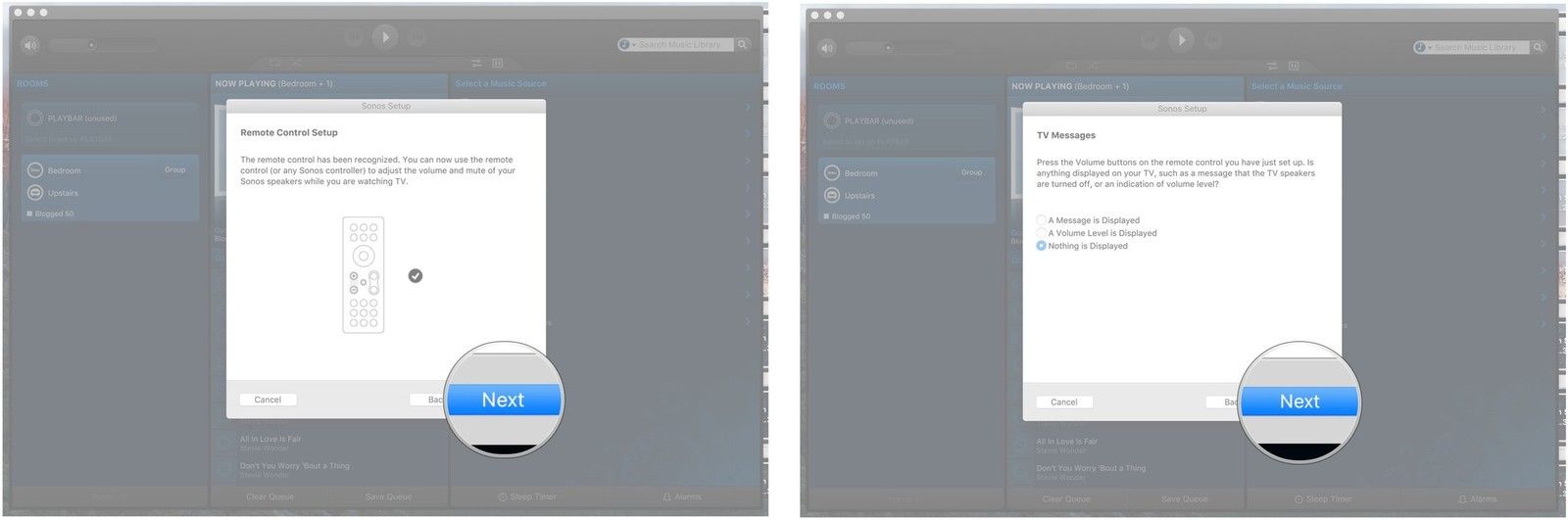Нажмите Next, выберите опцию, которая лучше всего описывает то, что вы видите, нажмите Next