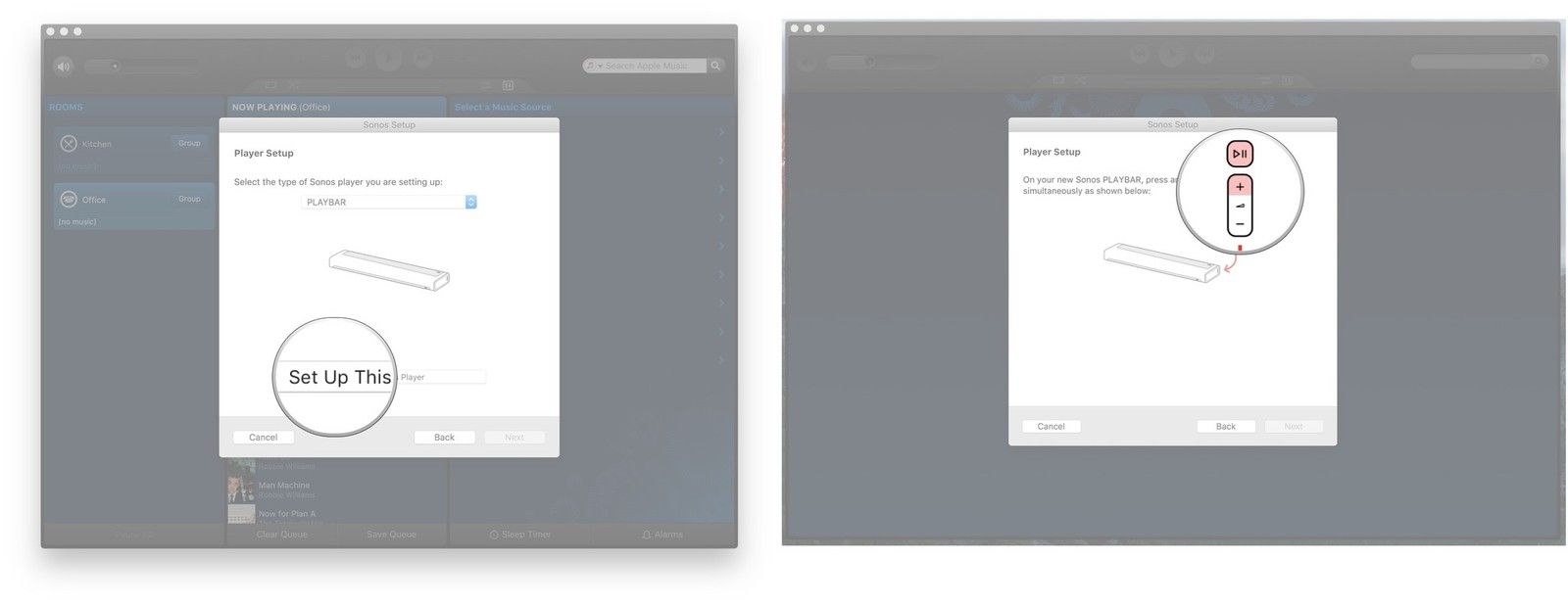 Нажмите «Настроить этот плеер», следуйте инструкциям на экране, нажмите «Далее», если необходимо.