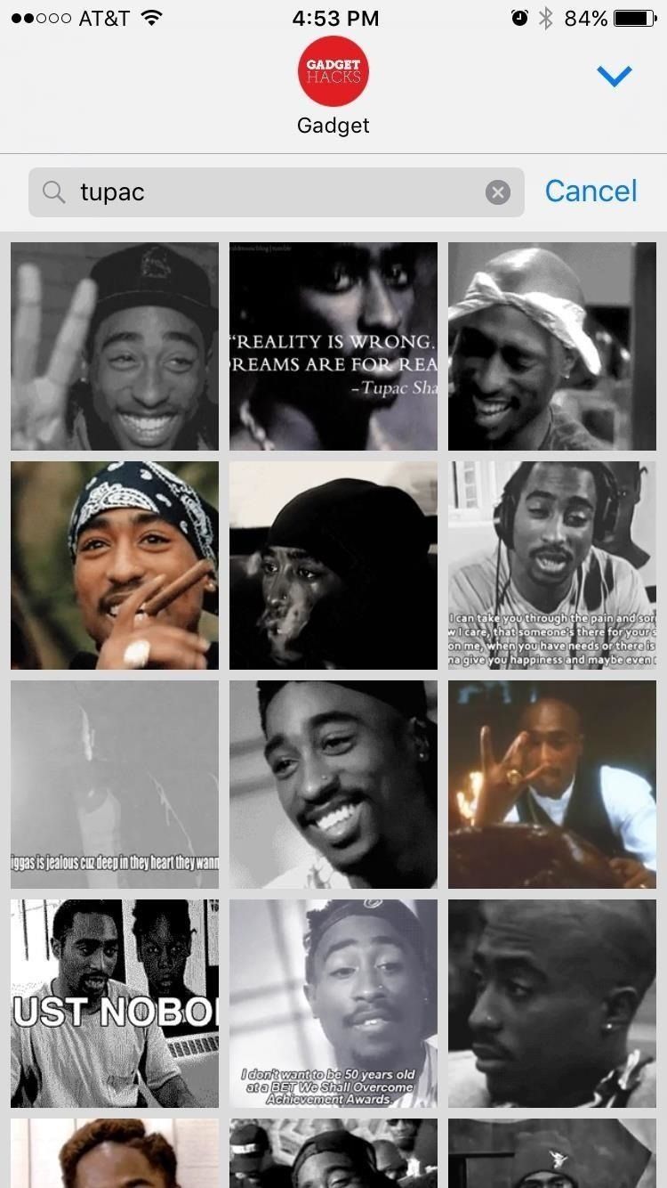 Как отправить GIF-файлы с помощью приложения «Сообщения» на iOS 10