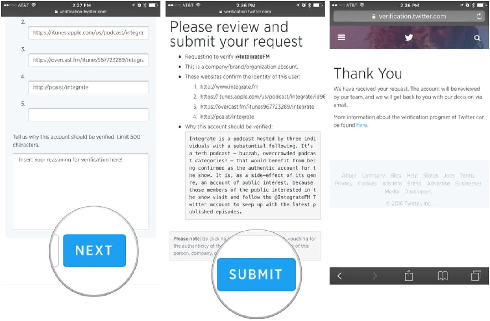 Как запросить подтверждение на iPhone.