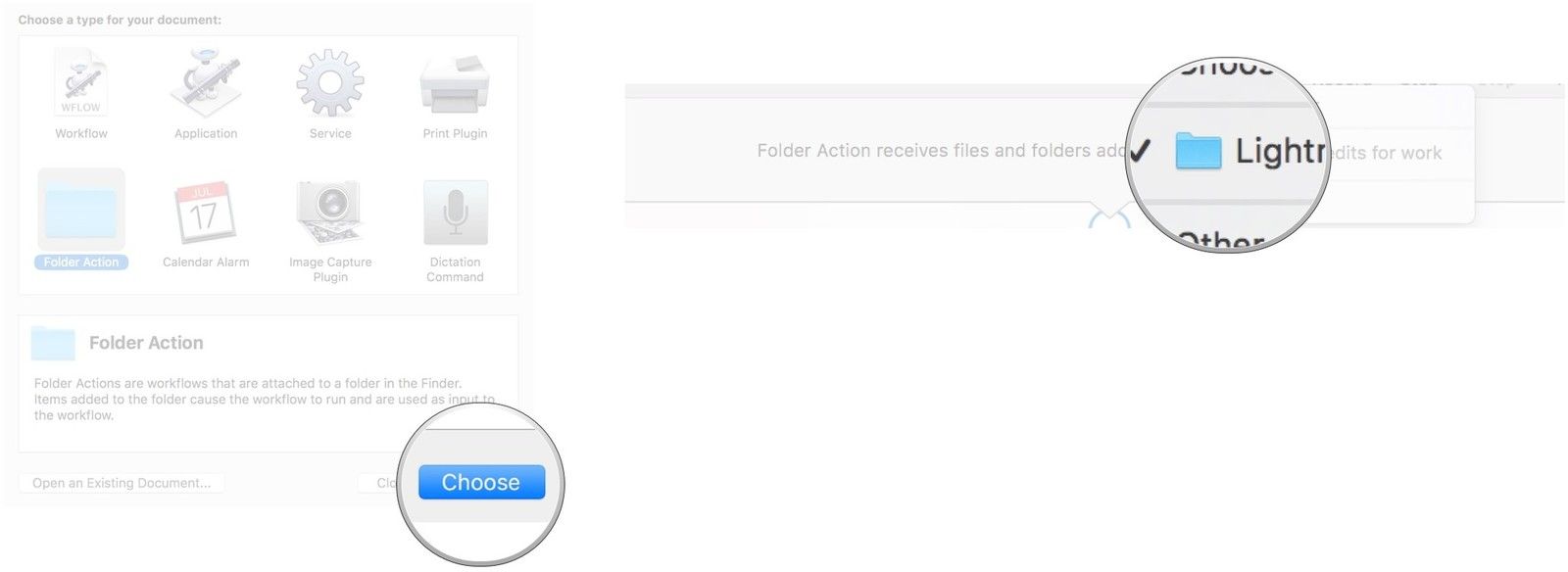 Нажмите выбрать, выберите папку, которую вы