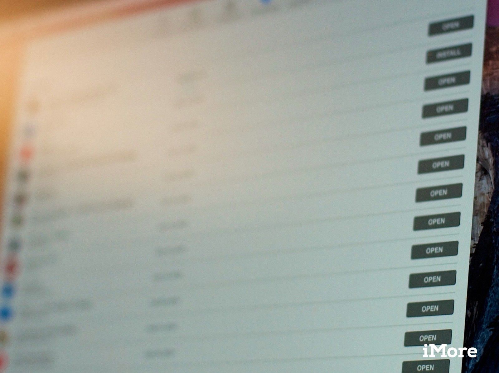 Очистите Mac App Store
