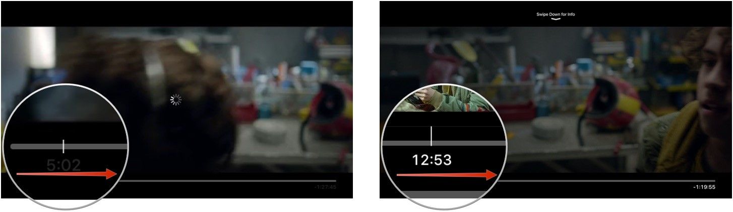 Быстрая пересылка видео на Apple TV