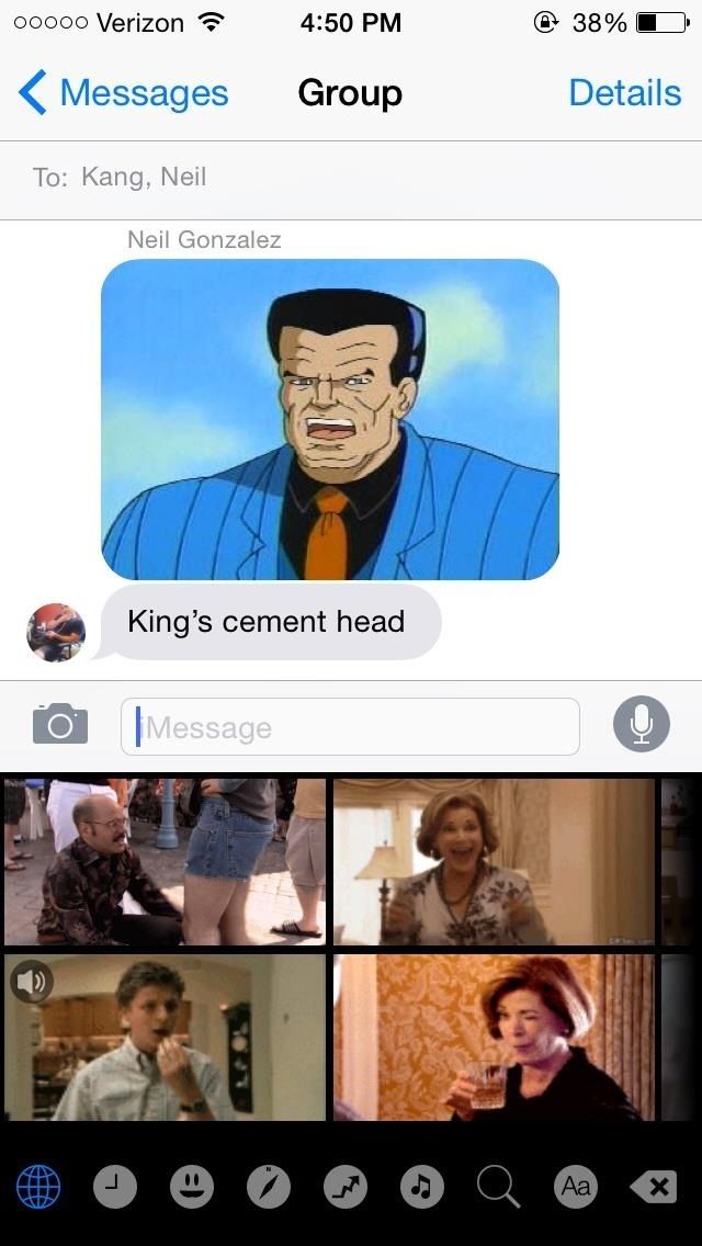 Обмен сообщениями стал еще интереснее с клавиатурой GIF для iOS 8