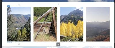 Заполнение пустых столбцов изображениями.