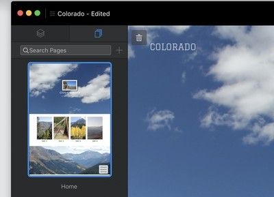 Добавление новой страницы.