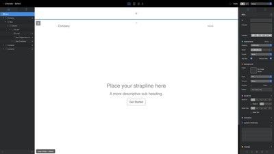 Пустой блок героя в позиции.