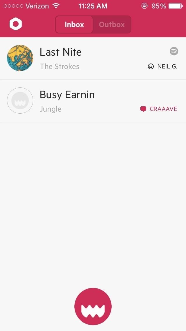 Делитесь песнями с любого музыкального сервиса на вашем iPhone для всех, кто использует Craaave для iOS