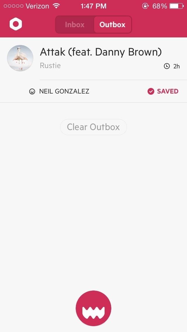 Делитесь песнями с любого музыкального сервиса на вашем iPhone для всех, кто использует Craaave для iOS
