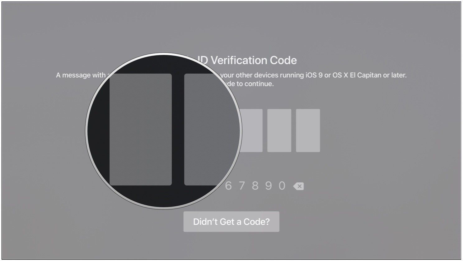 Введите двухфакторный код