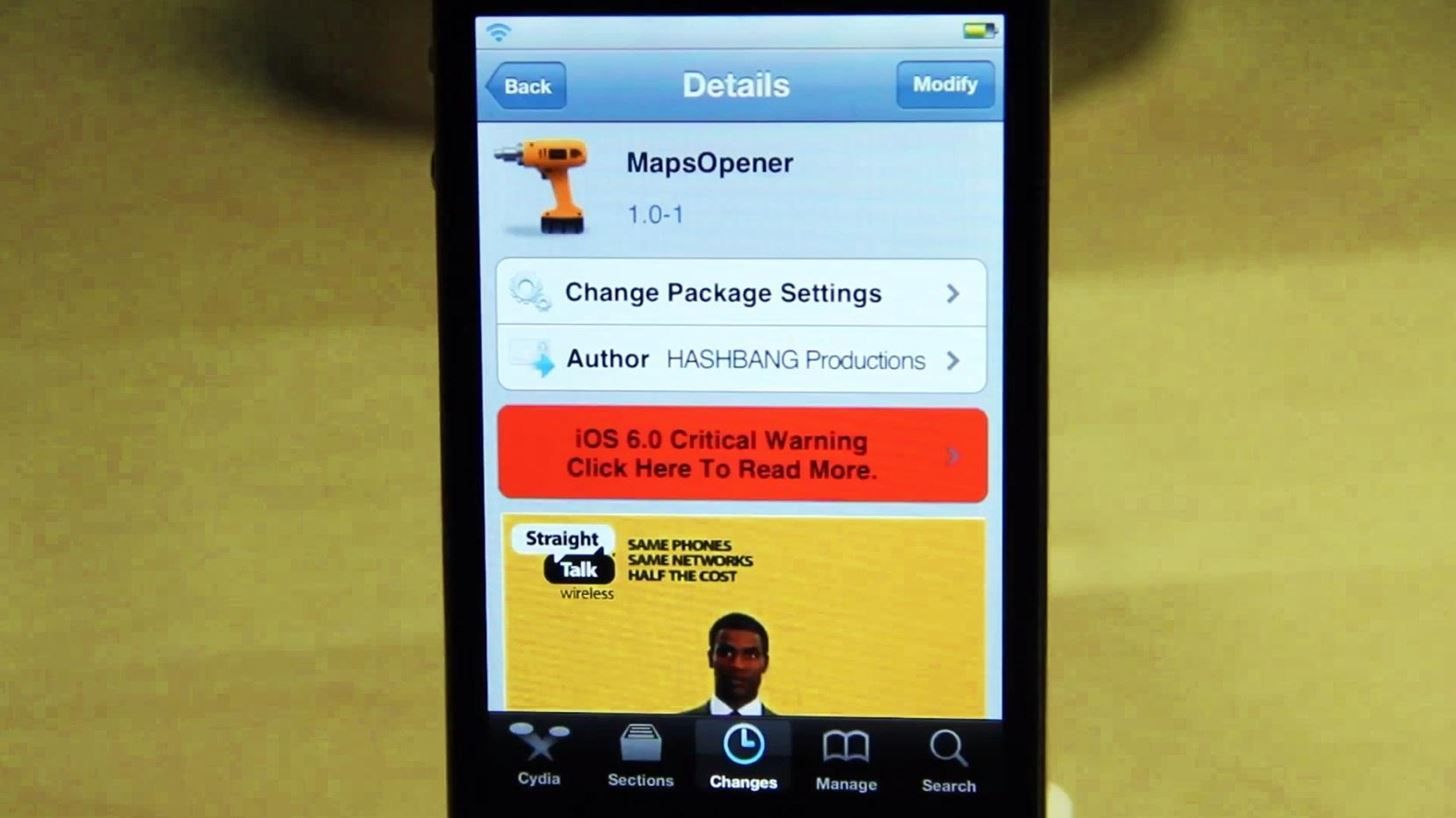 Как открыть ссылки на карты в Google Maps вместо Apple Maps на вашем iPhone (необходим джейлбрейк)