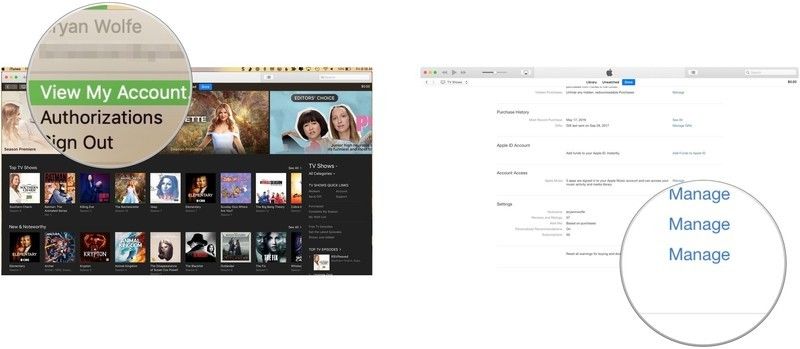 Mac управляет подписками