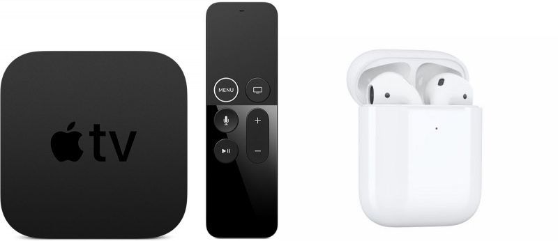 Как подключить airpods к apple tv