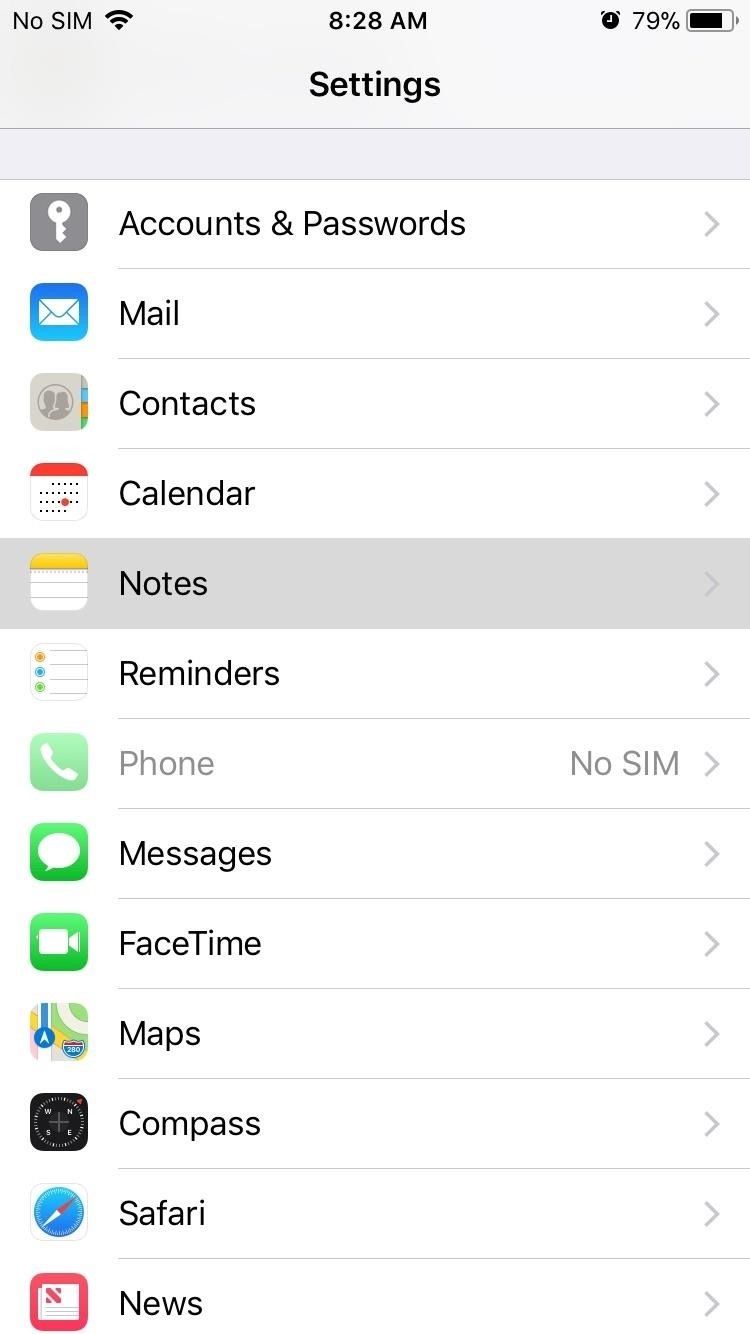 Как получить доступ к приложению Notes напрямую с экрана блокировки в iOS 11