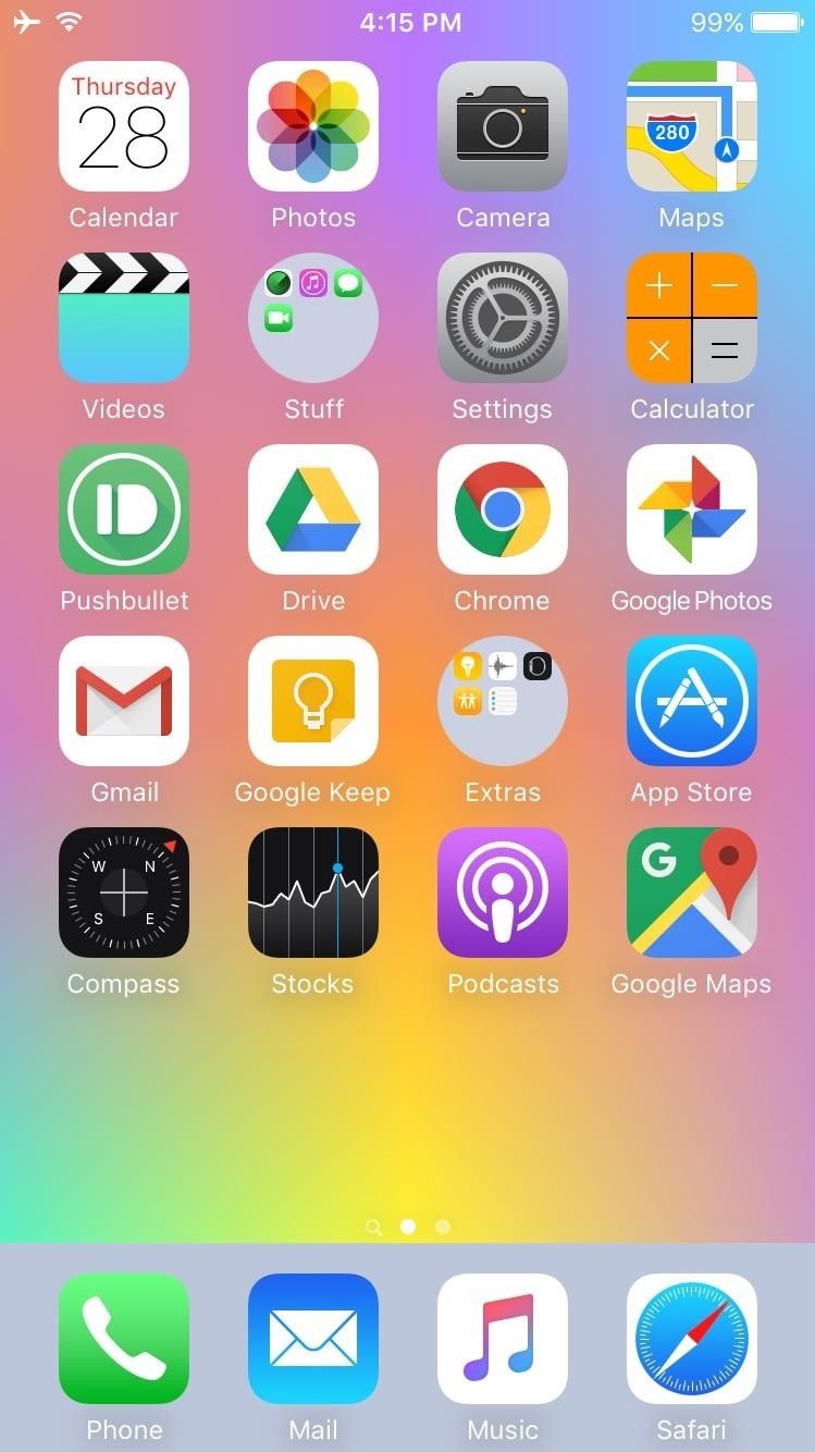 Как получить круглые папки на вашем iPhone's Home Screen