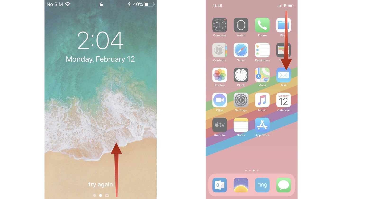 Центр контроля доступа на вашем iPhone или Ipad
