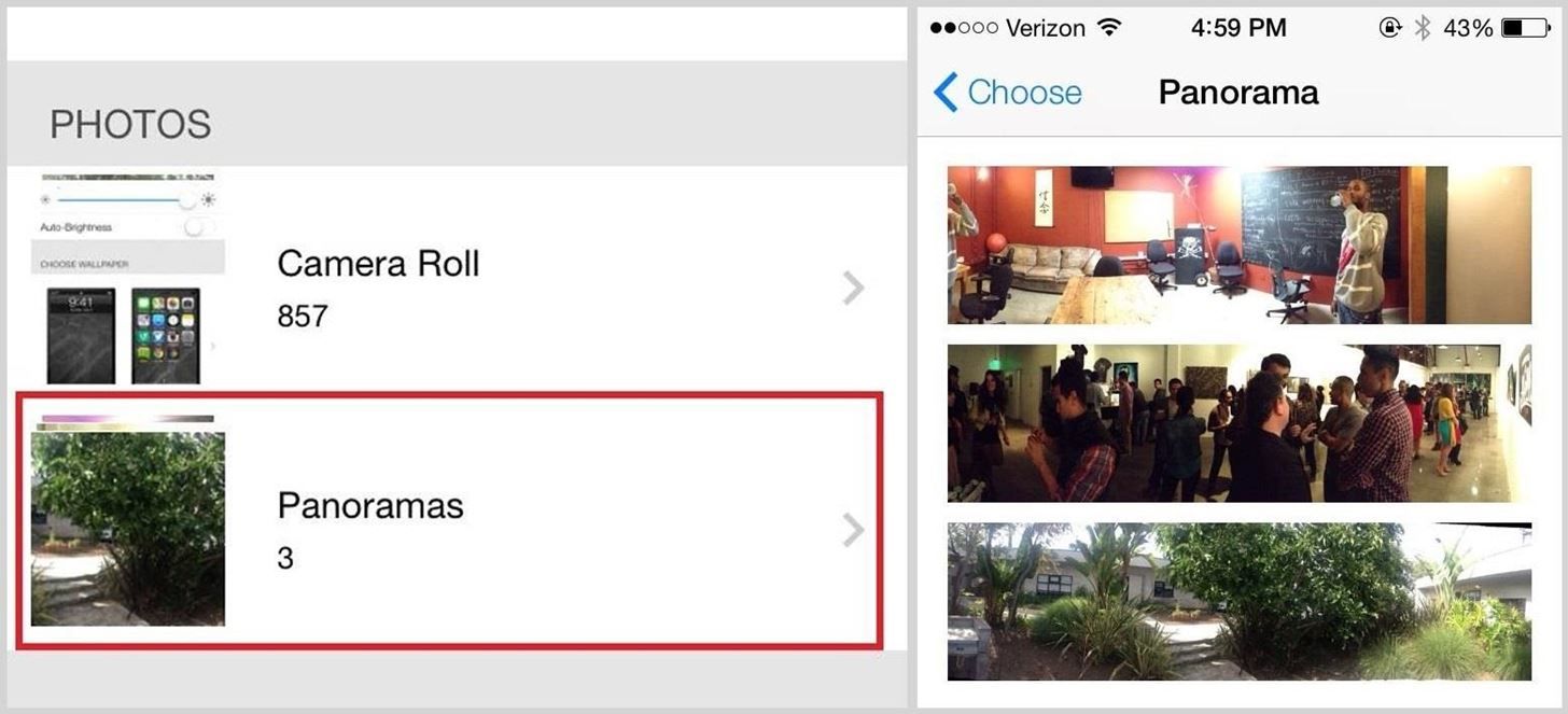 Как установить панорамную фотографию в качестве живых обоев в iOS 7 на вашем iPhone