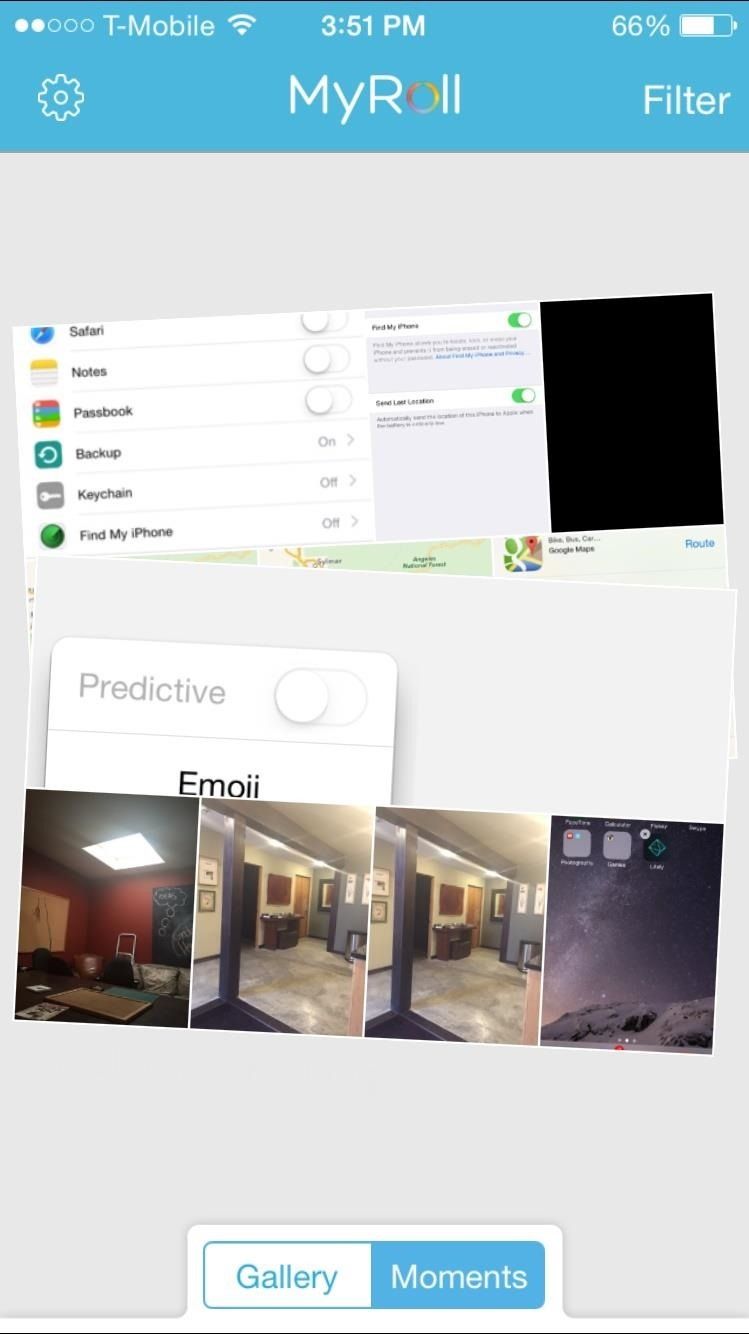 Кому нужен фотоаппарат? Вместо этого используйте MyRoll на вашем iPhone