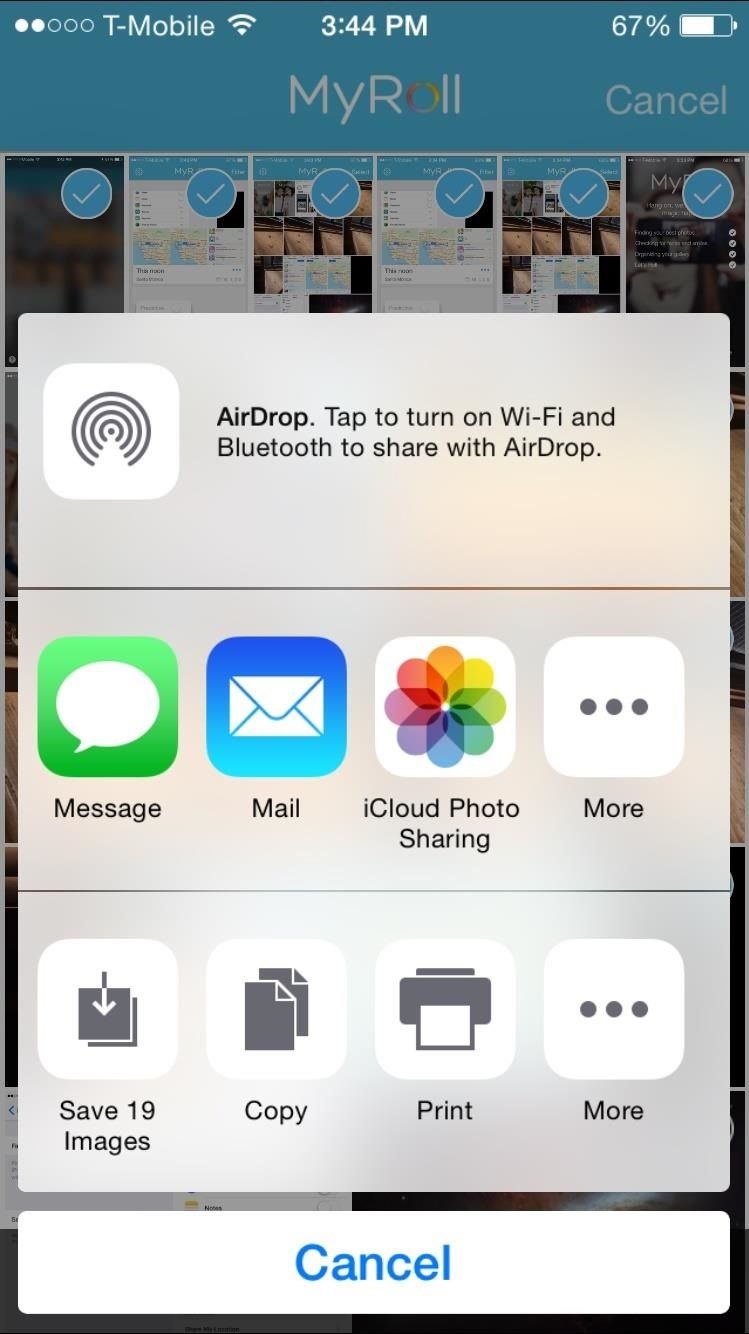 Кому нужен фотоаппарат? Вместо этого используйте MyRoll на вашем iPhone