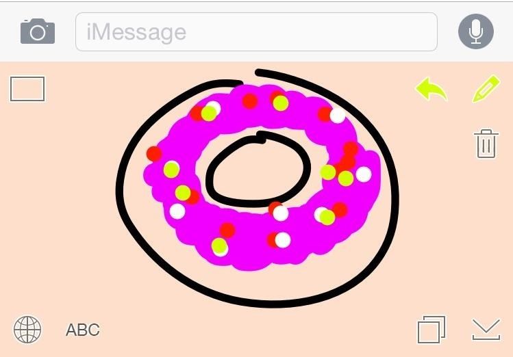 Рисуйте сообщения вместо того, чтобы печатать их прямо с клавиатуры на вашем iPhone