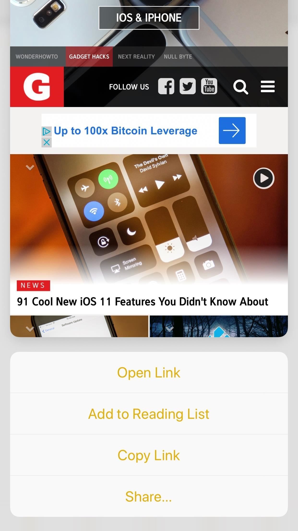 Safari 101: как использовать список чтения для сохранения статей, видео и прочего для последующего просмотра