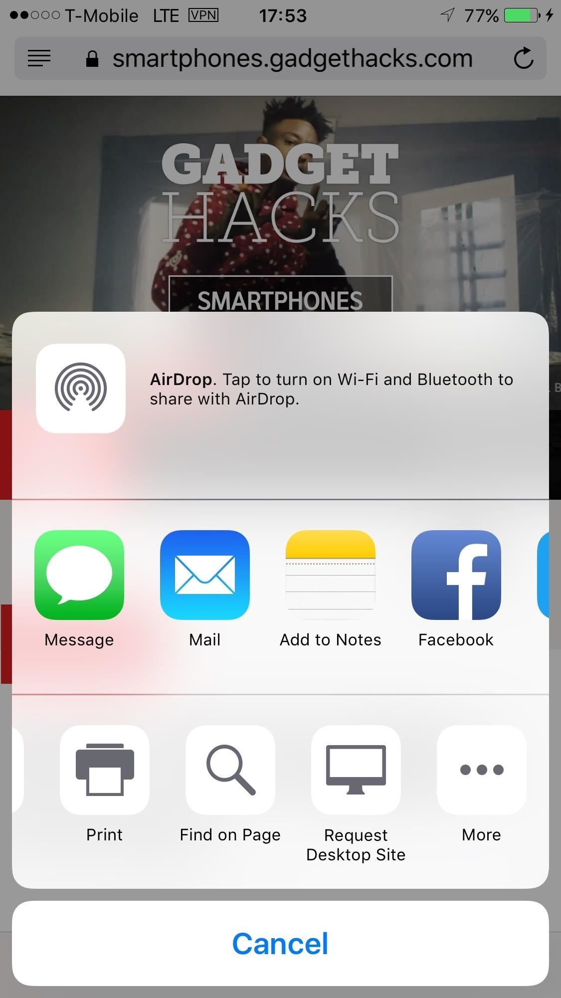 Safari 101: Как найти конкретные слова или фразы на веб-страницах на вашем iPhone