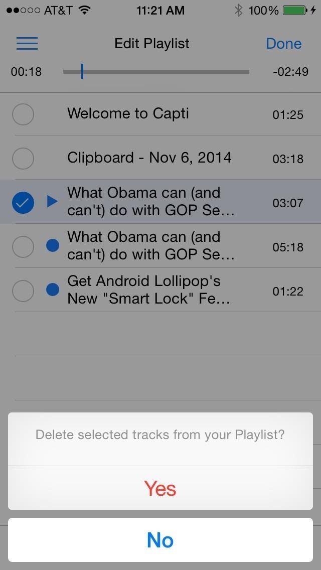 Синхронизируйте списки чтения и облачные документы на вашем iPhone в единый звуковой плейлист