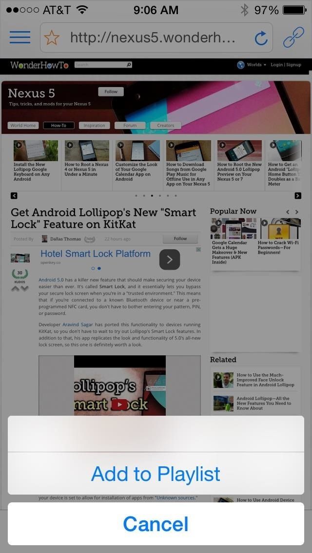 Синхронизируйте списки чтения и облачные документы на вашем iPhone в единый звуковой плейлист