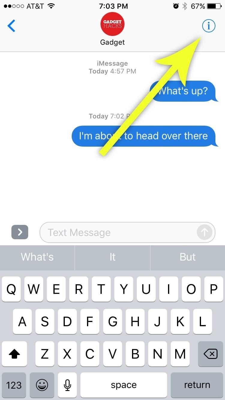 Сообщения 101: Как включить / отключить чтение iMessage на человека