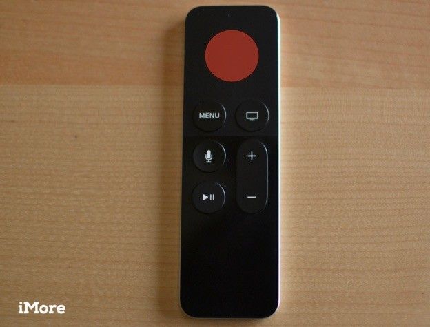 Нажатие на трекпад на пульте Siri