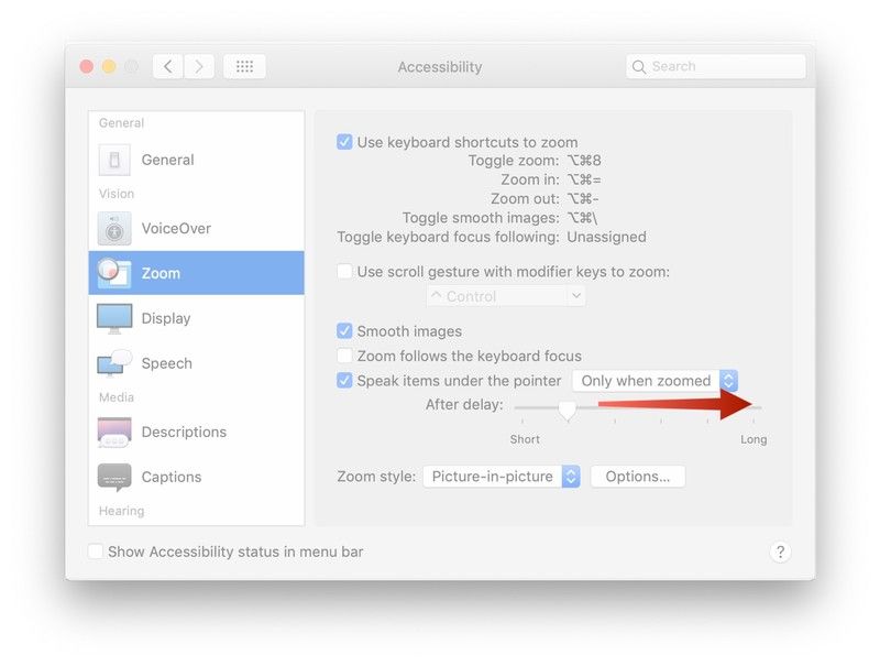 Отрегулируйте ползунок
