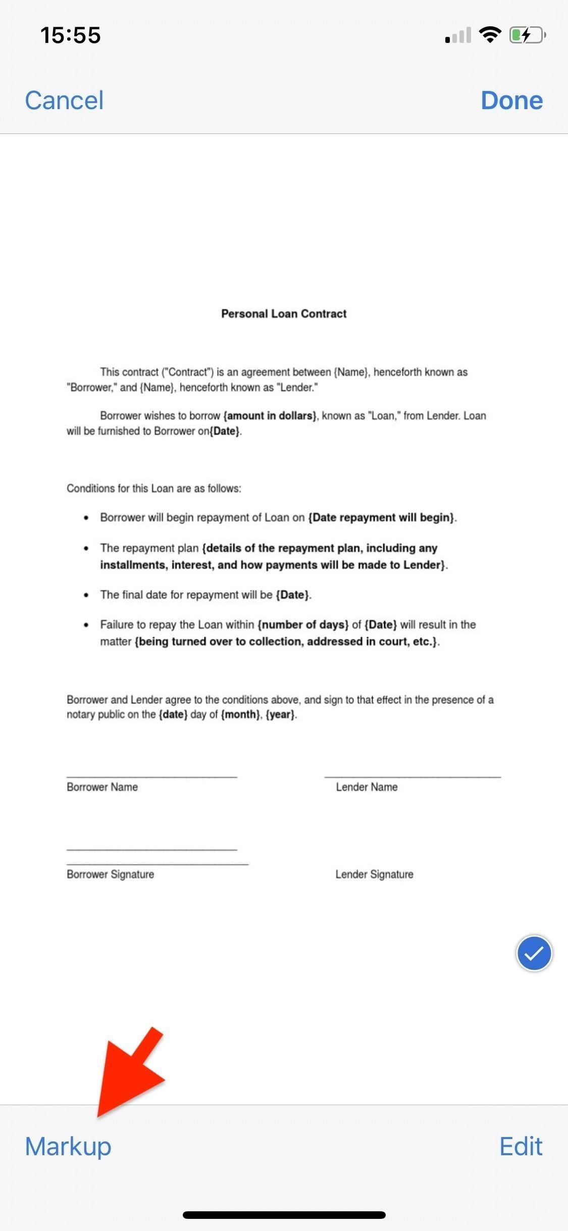 Как настроить свою подпись в Apple's Markup & Make It Easy to Sign Forms on Your iPhone
