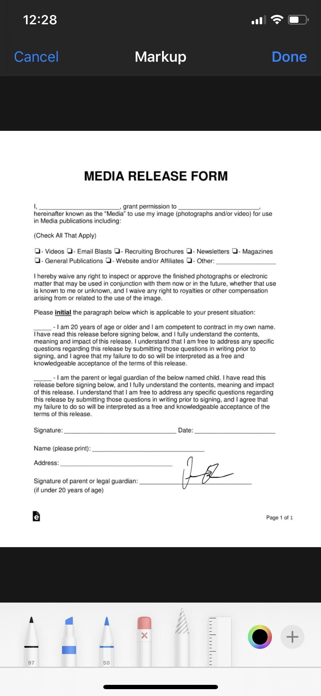 Как настроить свою подпись в Apple's Markup & Make It Easy to Sign Forms on Your iPhone