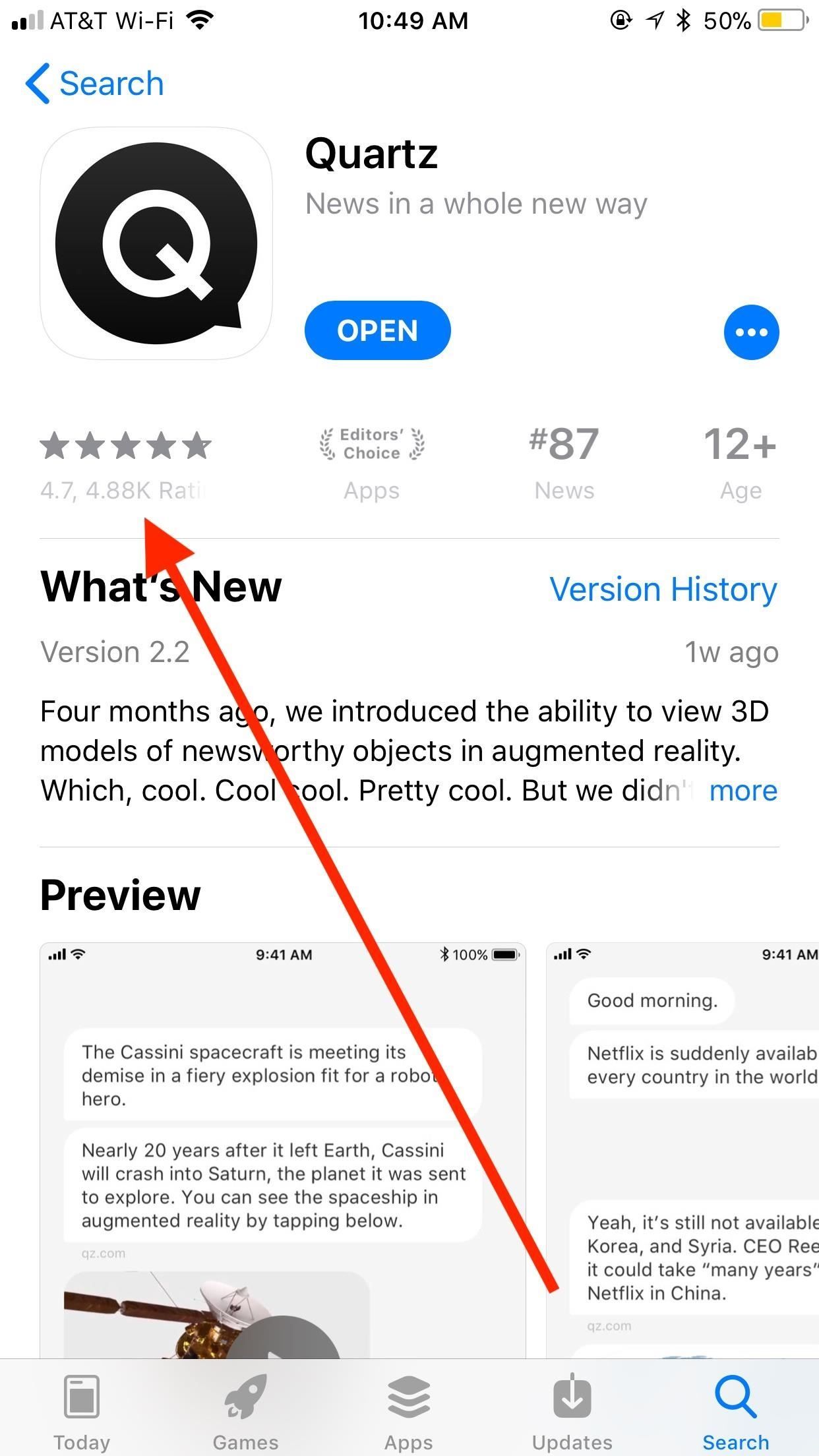 Как отсортировать обзоры App Store на вашем iPhone в iOS 11.3