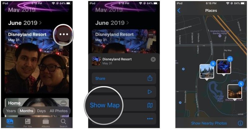 Нажмите на кнопку меню, выберите Показать карту Нажмите на кнопку меню, выберите Показать карту