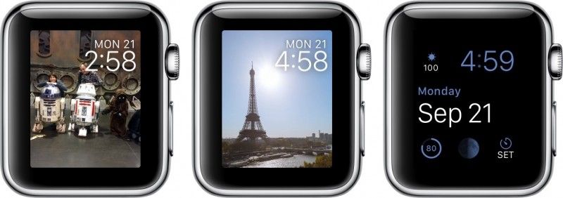 Пользовательские циферблаты watchos 2