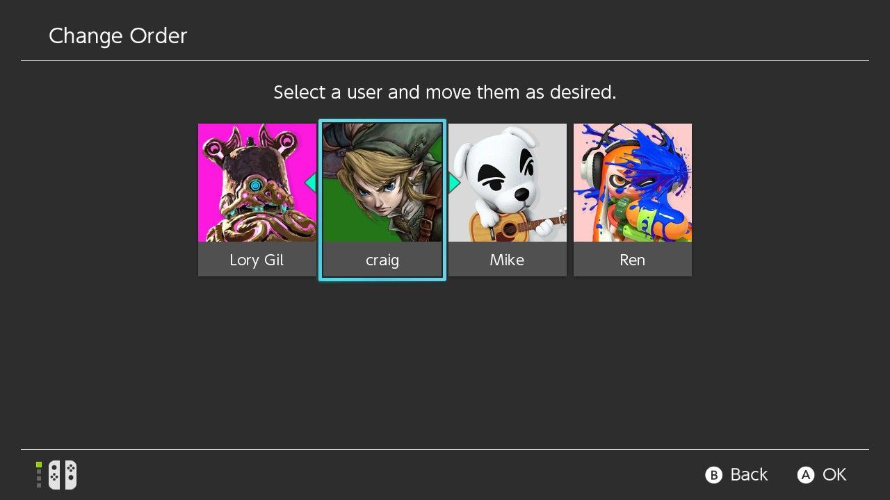 Переставить порядок